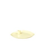 CANDLE PLATE 'MIE' IRON - LIGHT YELLOW