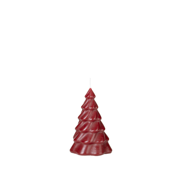 CHRISTMAS TREE 'PINUS' - BURGUNDY 14CM