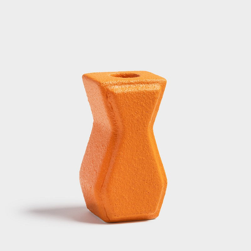 Candle holder edge orange 
