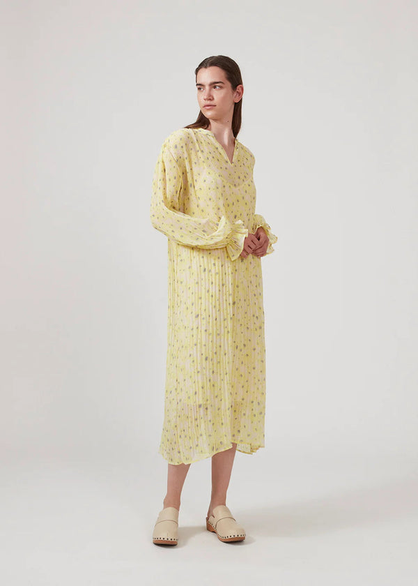 CruzMD print dress - Aqua yellow flower