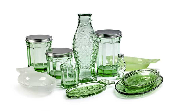Glass Large - 40 cl - Transparent Green - D8.5xH12