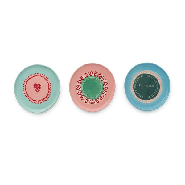 FOREVER JEWERLY PLATE SET OF 3