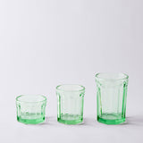 F&F GLASS SMALL TRANS GREEN