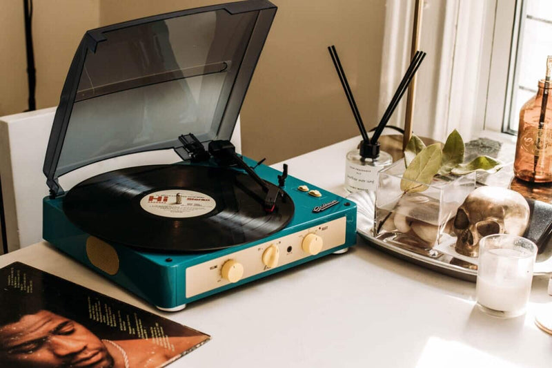GADHOUSE BRAD RETRO RECORD PLAYER RETRO GREEN – ANOTHER STORY