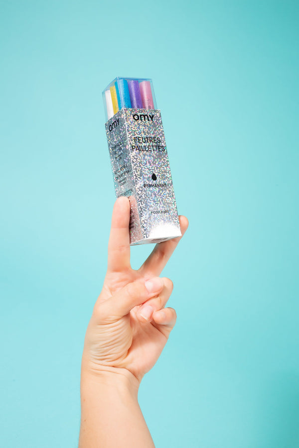 Glitter markers