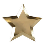 Gold Foil Star Plates
