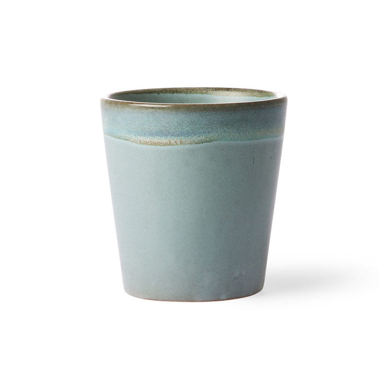 HKLiving 70s ceramics coffee mug moss