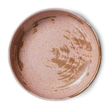 HKLiving Chef ceramics deep plate L rustic pink
