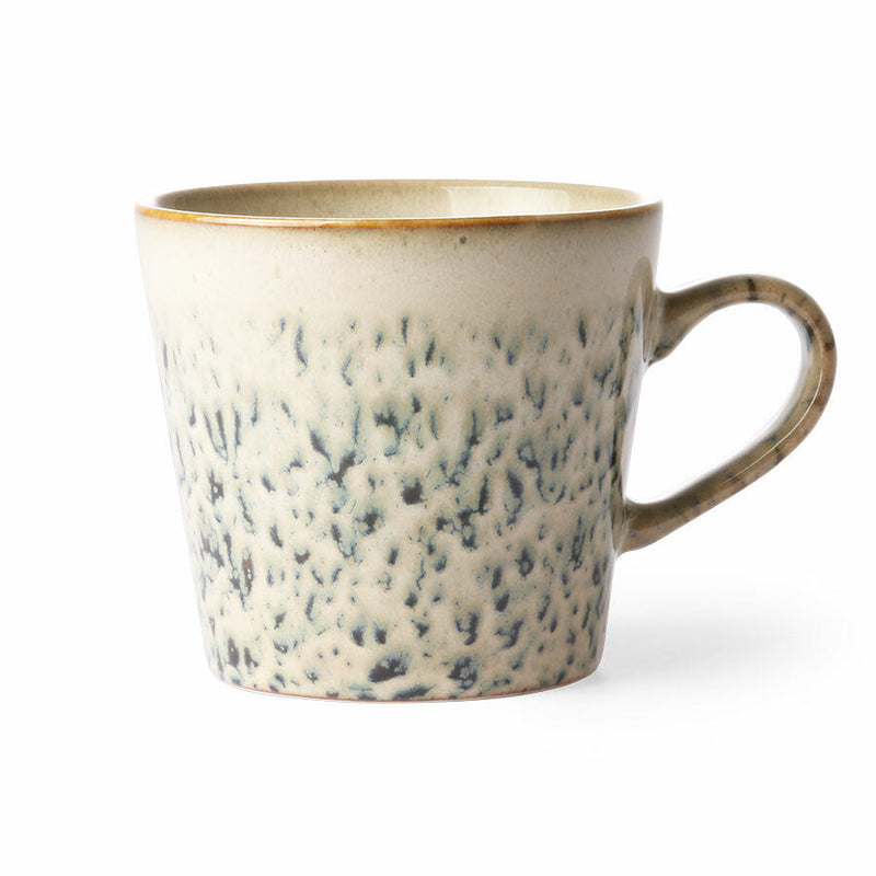 HKLiving 70s Ceramics Cappuccino Mug - Hail