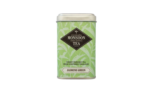 Jasmine Green Tea  Monsoon Tea Tin Can