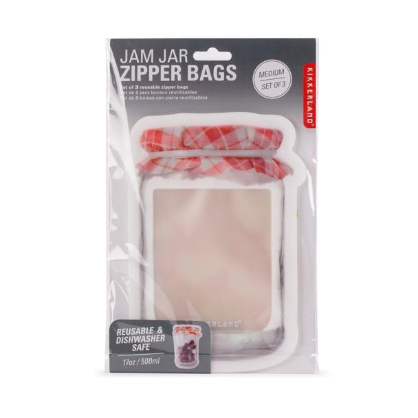 Kikkerland Jam Jar Zipper Bag Medium