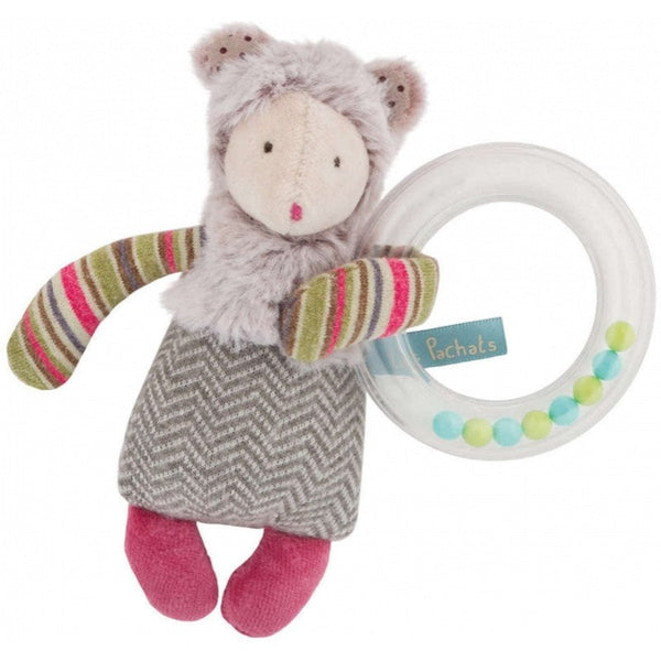Les Pachats Mouse Beads Rattle
