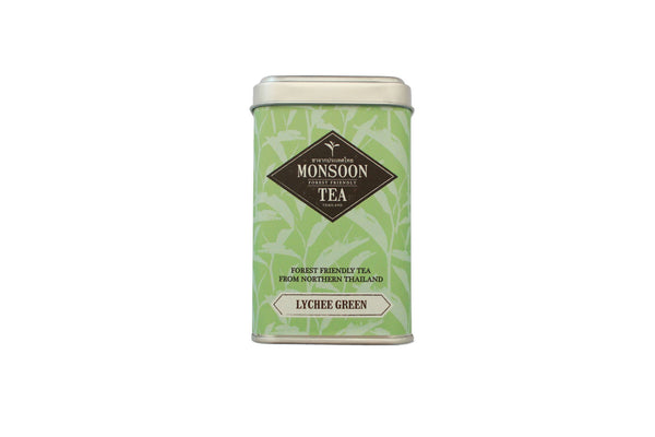 Lychee Green Tea Monsoon Tea Tin Can