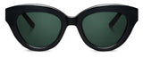 BLACK BRIGHT GRACIA WITH CLASSICAL LENSES SUNGLASSES