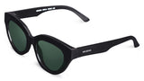 BLACK BRIGHT GRACIA WITH CLASSICAL LENSES SUNGLASSES