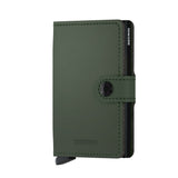 SECRID MINI Wallet Matte Green Black