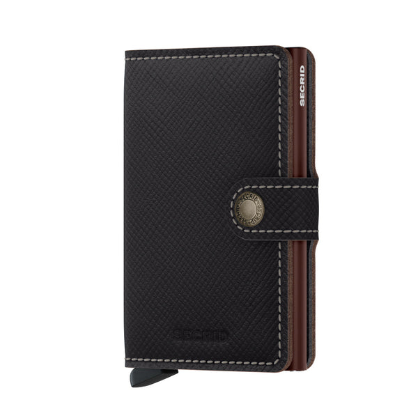 SECRID MINI Wallet Saffiano Brown