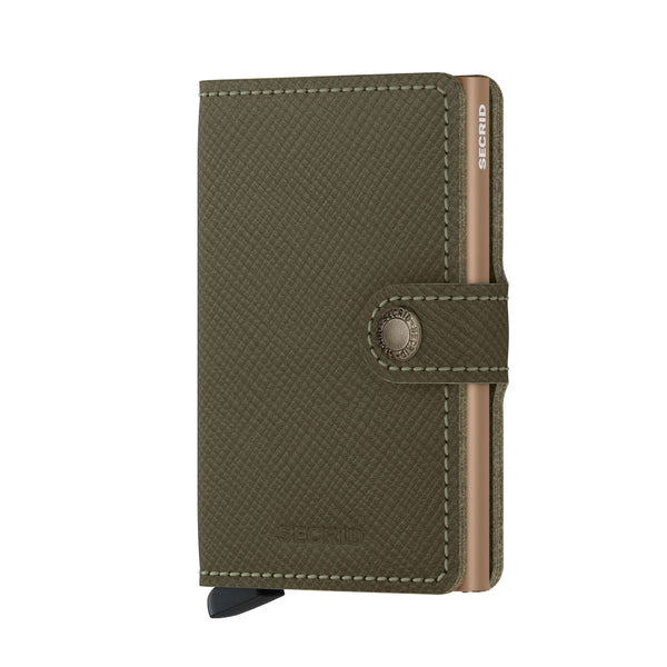 SECRID MINI Wallet Saffiano Olive