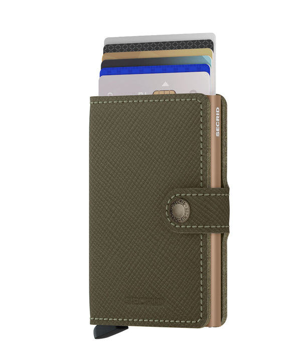 SECRID MINI Wallet Saffiano Olive