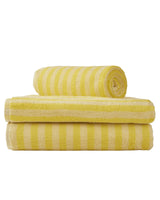 Naram Towels - Pristine & Neon yellow