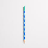 Patterned graphite pencil - LIGHT BLUE