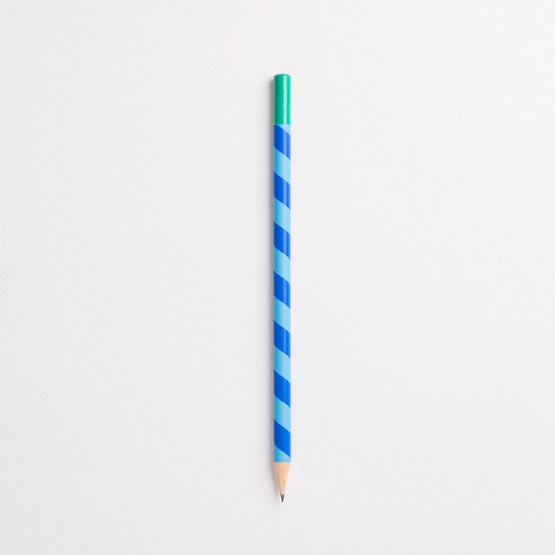 Patterned graphite pencil - LIGHT BLUE