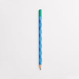 Patterned graphite pencil - LIGHT BLUE