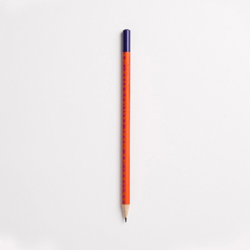 Patterned graphite pencil - ORANGE