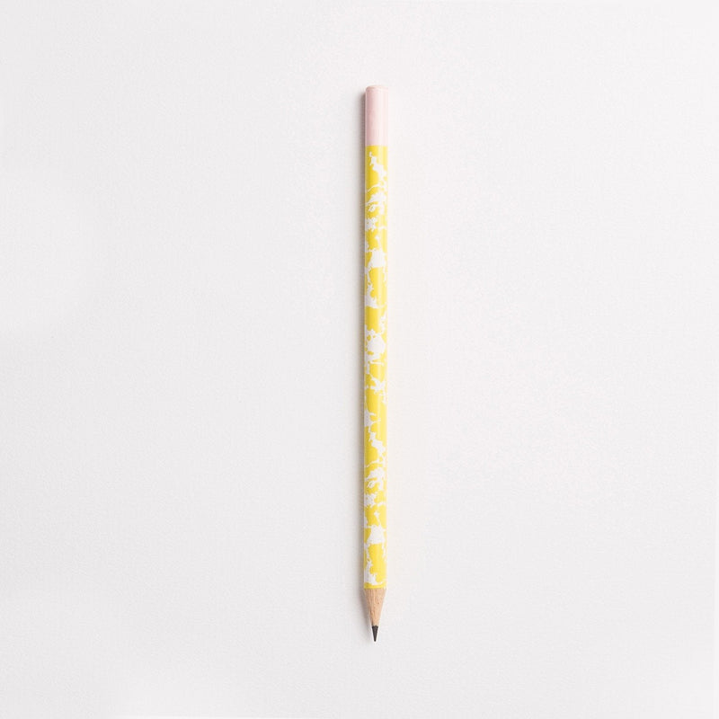 Patterned graphite pencil - YELLOW