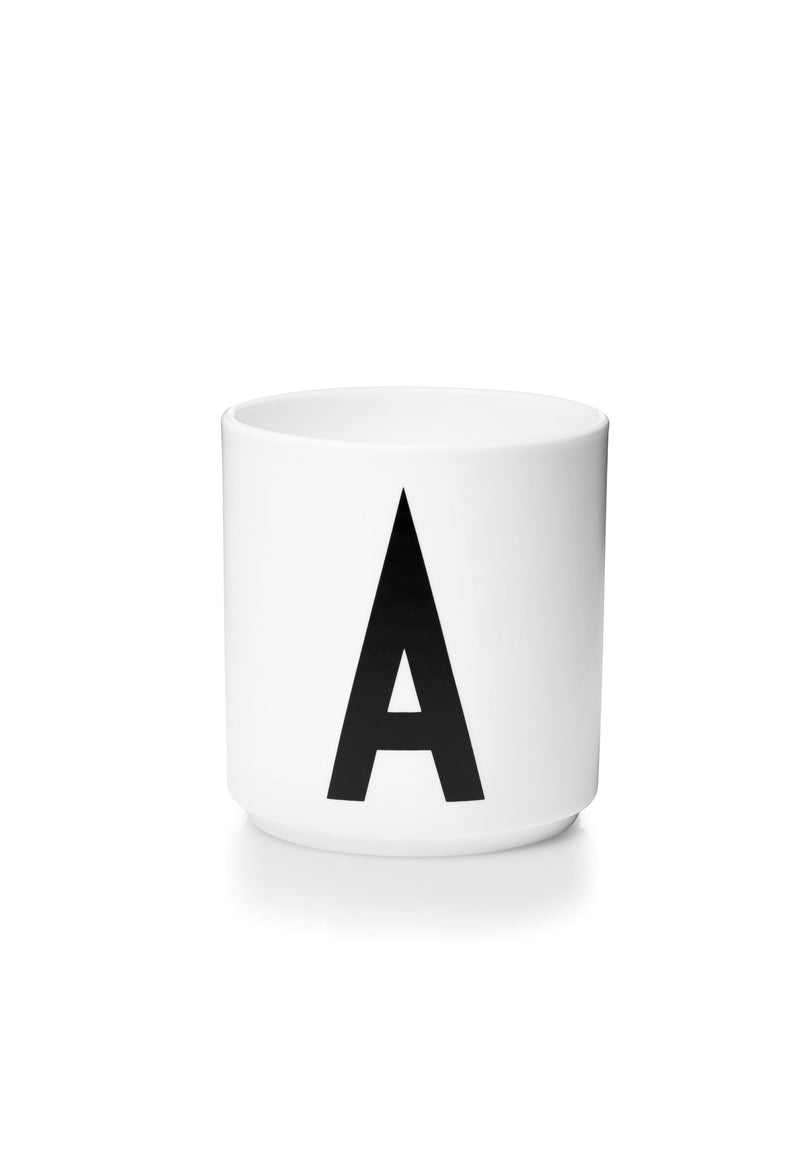 Design Letters Personal Porcelain cup A-Z