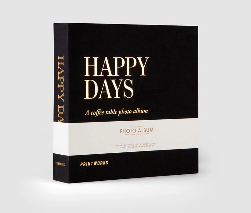 Photo Album - Happy Days Black (S)
