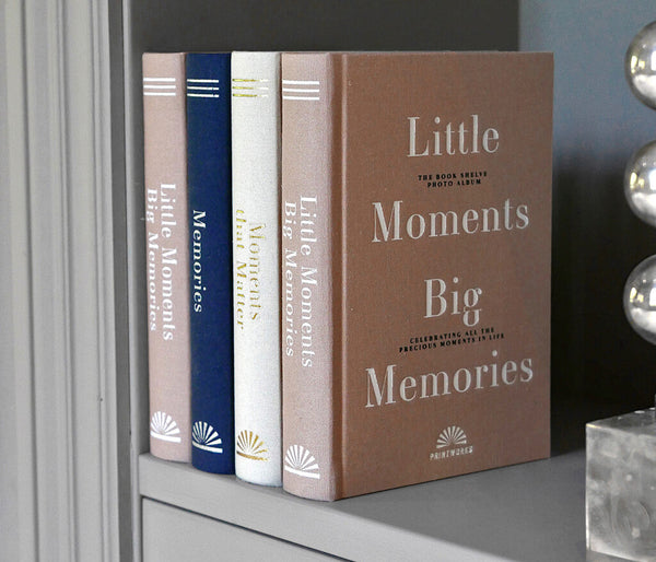 Printworks Bookshelf Photo Album - Little Moments Big Memories