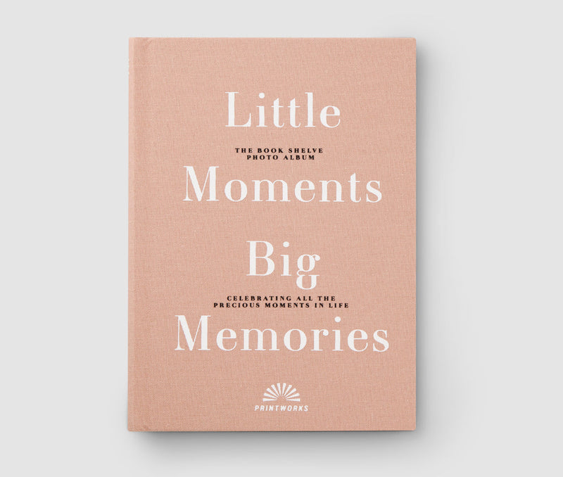 Printworks Bookshelf Photo Album - Little Moments Big Memories