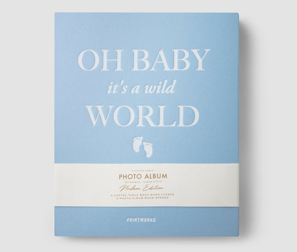 Printworks Photo Album - Baby it's a Wild World (Blue)
