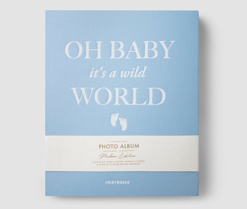 Printworks Photo Album - Baby it's a Wild World (Blue)