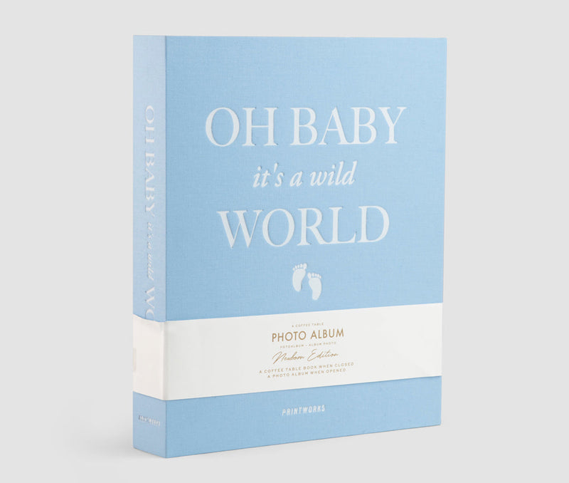 Printworks Photo Album - Baby it's a Wild World (Blue)