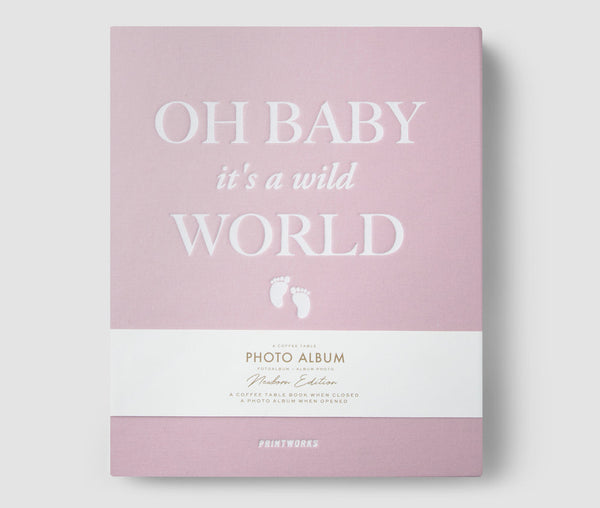 Printworks Photo Album - Baby it's a Wild World (Pink)