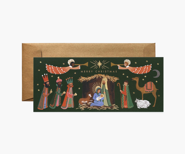 Rifle Paper Co. Holiday Nativity No. 10 Card