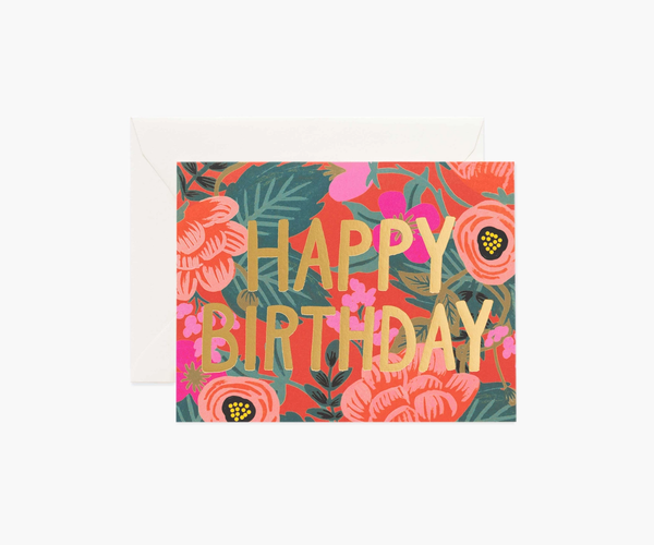 Rifle Paper Co. Poppy Birthday Card