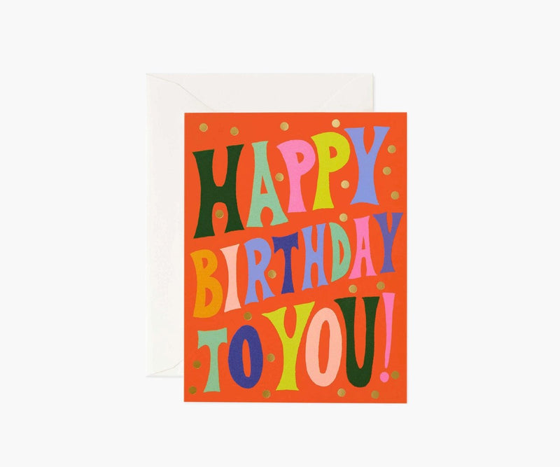 Rifle Paper Co. Groovy Birthday