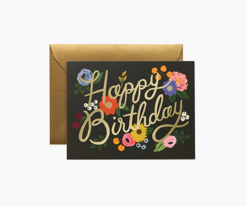 Rifle Paper Co. Vintage Blossoms Birthday Card