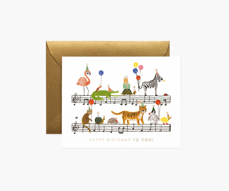 Rifle Paper Co. Happy Birthday Song Card