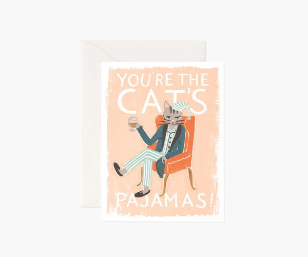 Rifle Paper Co. Youre the Cats Pajamas Card
