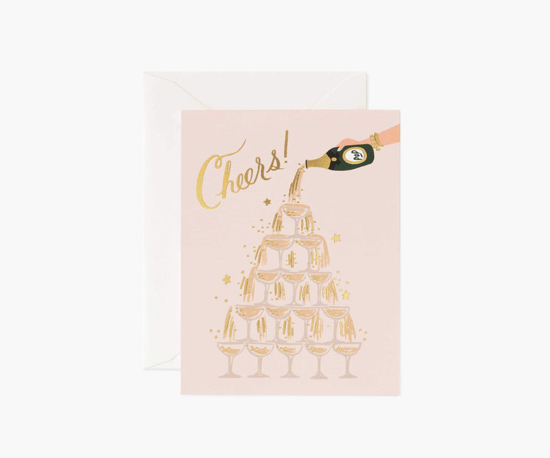 Rifle Paper Co. Champagne Tower Cheers