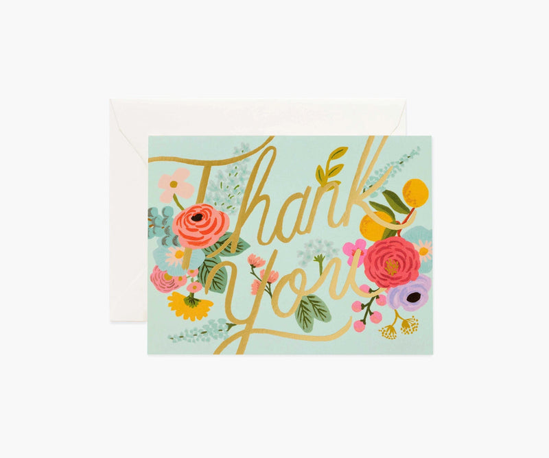 Rifle Paper Co. Mint Garden Thank You