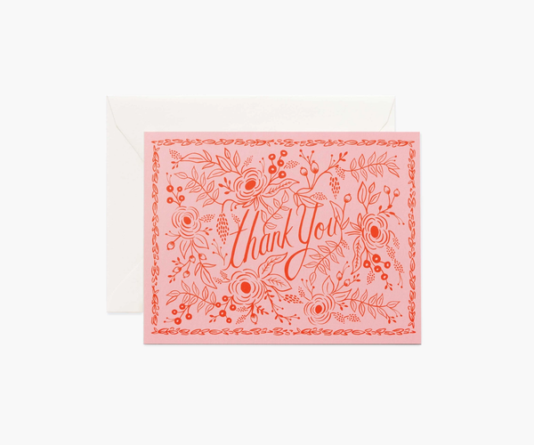 Rifle Paper Co. Rose_ Thank You Card