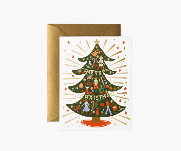 Rifle Paper Co. Nutcracker Tree Card