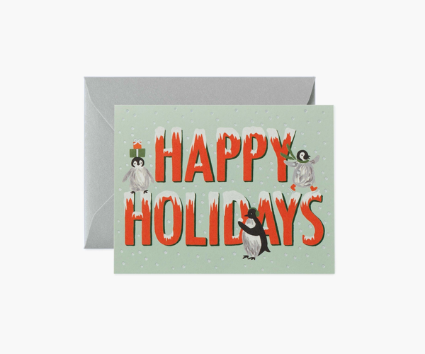 Rifle Paper Co. Holiday on Ice Card Card