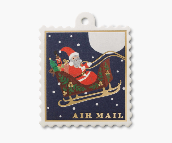 Rifle Paper Co. Pack of 8 Christmas Delivery Gift Tag