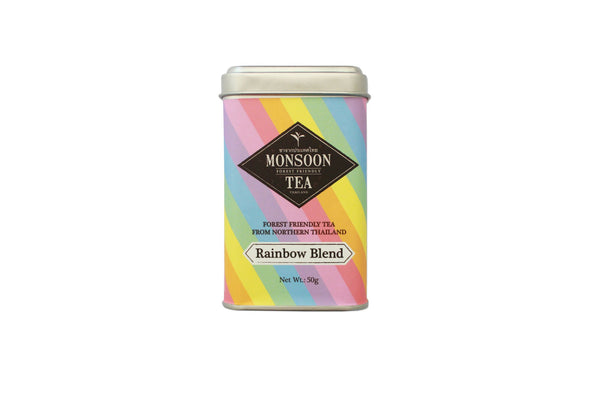Rainbow Blend Tea Monsoon Tea Tin Can